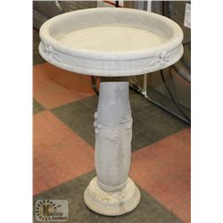 CONCRETE BIRDBATH 2 PIECE 16"X23"