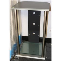 TV/ STEREO STAND WITH GLASS SHELVES