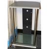 Image 1 : TV/ STEREO STAND WITH GLASS SHELVES