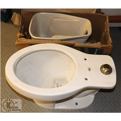 LOT OF TWO TOILET BOWLS (NO TANKS)