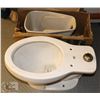 Image 1 : LOT OF TWO TOILET BOWLS (NO TANKS)