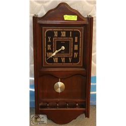 VINTAGE MADE IN JAPAN BULOVA CHIME WALL CLOCK