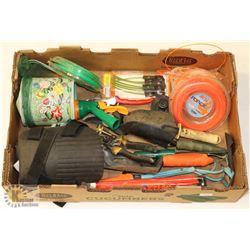 LARGE FLAT OF GARDENING TOOLS INCL. NEW