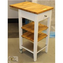 KITCHEN INLAND  WITH WHEELS AND DRAWER