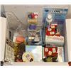 Image 1 : BOX OF MIXED HOT TUB ORNAMENTS, BROCHURE HOLDER