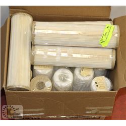 BOX OF 9 7/8 FILTERS FOR SEDIMENT