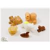 Image 1 : BUNDLE OF SANDSTONE ANIMAL FIGURES