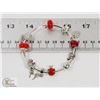 Image 1 : NEW! PANDORA STYLE 925 SILVER CHARM BRACELET