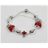 Image 1 : NEW! PANDORA STYLE 925 SILVER CHARM BRACELET