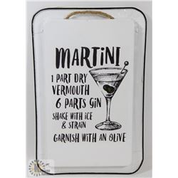 NEW MARTINI METAL PAN WALL HANGING