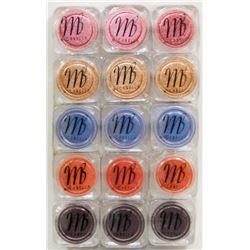 15 ASSORTED MICABELLA NATURAL MINERAL EYE SHADOW