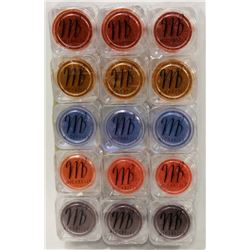 15 ASSORTED MICABELLA NATURAL MINERAL EYE SHADOW