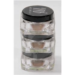 THREE NEW MICABELLA CHOCOLATE KISS MF-9 MINERAL