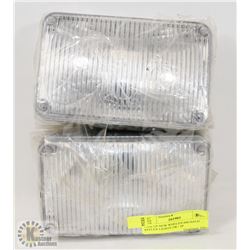 PAIR OF NEW WHELEN 600 HALO REFLEX LIGHTS 2W / 3P