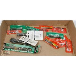 12 P & N HAND TAPS, 3 P AND N REDUCED SHANKS