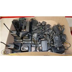 EMERSON 2 WAY RADIOS INCL 5 RADIOS, 2 HAND MICS, 6