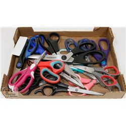LOT OF 16 SCISSORS INC CUISINART
