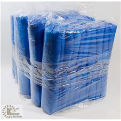 5 BUNDLES OF 25 DISPOSABLE BOOTIE COVERS.