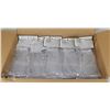 Image 1 : CASE OF 40 PKGS OF 12 HEAVIER REUSABLE CLEAR