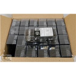 CASE OF 48 PKGS OF 24 (1000+) SILVER LOOKING MINI