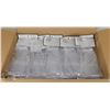 CASE OF 40 PKGS OF 12 HEAVIER REUSABLE CLEAR