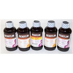 BAG OF ASSORTED BENYLIN COUGH SYRUP