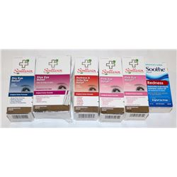 BAG OF ASSORTED SIMILASAN EYE DROPS