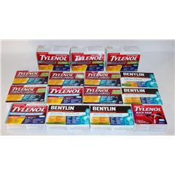 BAG OF ASSORTED COLD & FLU MEDICINES