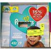 Image 1 : BOX OF 432 PAMPERS COMPLETE CLEAN WIPES.