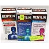 Image 1 : LOT OF 3 ASSORTED BENYLIN COUGH SYRUP