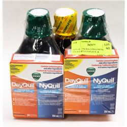 LOT OF 2 VICKS CONVENIENCE PACKS WITH DAYQUIL &
