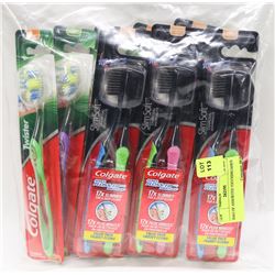 BAG OF ASSORTED TOOTHBRUSHES