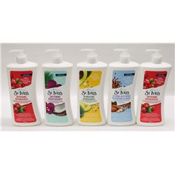 BAG OF ST. IVES BODY LOTION