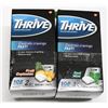 Image 1 : LOT OF 2 THRIVE ASST 108PC NICOTINE LOZENGES