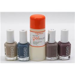 BAG OF ASST ESSIE POLISH AND SALLY HANSEN REMOVER