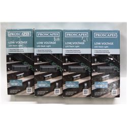 SET OF 4 NEW PROSCAPES DECK LIGHTS
