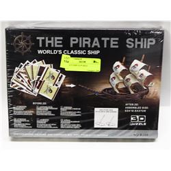 PIRATE SHIP 3D PUZZLE