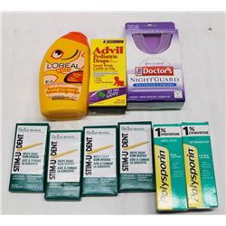 BAG WITH POLYSPORIN, STIMUDENT AND MORE