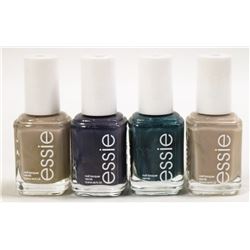 LOT OF 4 ASSORTED ESSIE NAIL POLISH