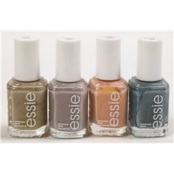 LOT OF 4 ASSORTED ESSIE NAIL POLISH