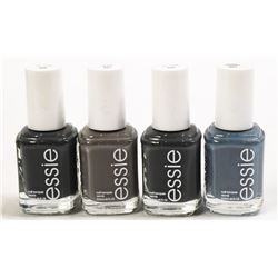LOT OF 4 ASSORTED ESSIE NAIL POLISH