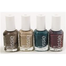 LOT OF 4 ASSORTED ESSIE NAIL POLISH