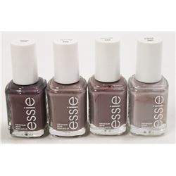 LOT OF 4 ASSORTED ESSIE NAIL POLISH