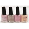 Image 1 : LOT OF 4 ASSORTED CND VINYLUX NAIL POLISH
