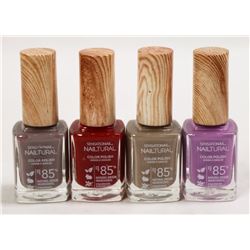 LOT OF 4 ASSORTED SENSATIONAIL NATURAL NAIL POLISH