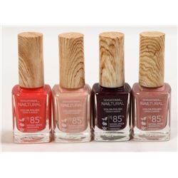 LOT OF 4 ASSORTED SENSATIONAIL NATURAL NAIL POLISH