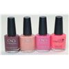 Image 1 : LOT OF 4 ASSORTED CND VINYLUX NAIL POLISH