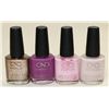 Image 1 : LOT OF 4 ASSORTED CND VINYLUX NAIL POLISH