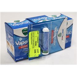 LOT OF 3 VAPO RUB (100G) WITH VAPO RUB NASAL