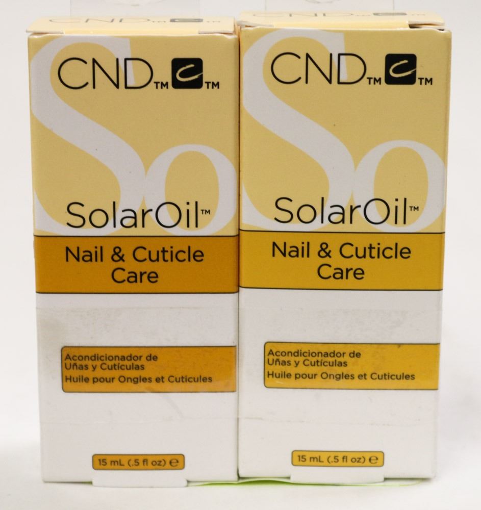 LOT OF 2 CND SOLAR OIL NAIL & CUTICLE CARE